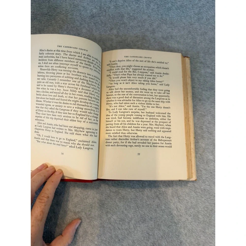 The Cardboard Crown Martin Boyd 1953 Hardcover Book Dust Jacket Fiction Novel